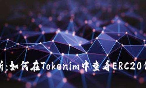 全面解析：如何在Tokenim中查看ERC20代币信息